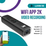 Freedconn Motorcykelkamera DVR 1440P Videoinspelning Wifi App Vattentät 2K Motorcykel Black Box Dashcam Moto med tillbehör